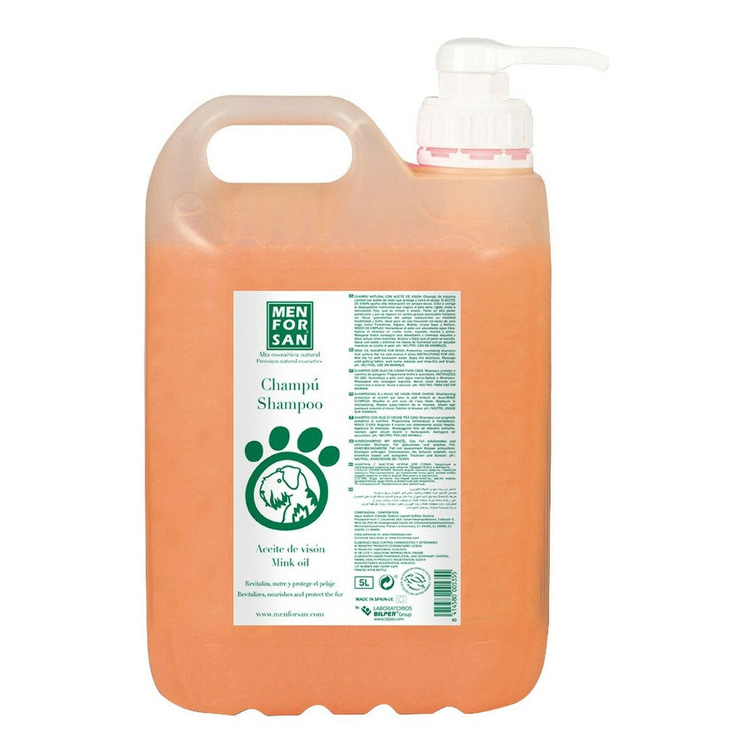 Hundeshampoo Menforsan 5 L mit Nerzöl