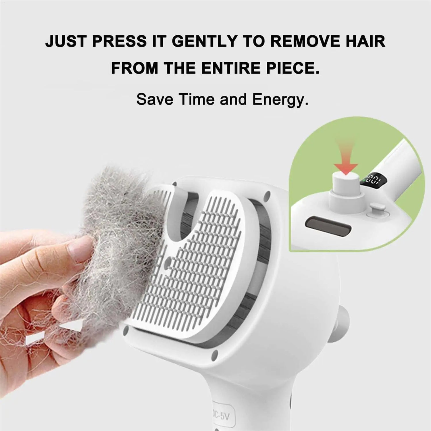 Pet Hair Remover Spray Grooming Comb Cats Dogs Floating Hair Removal