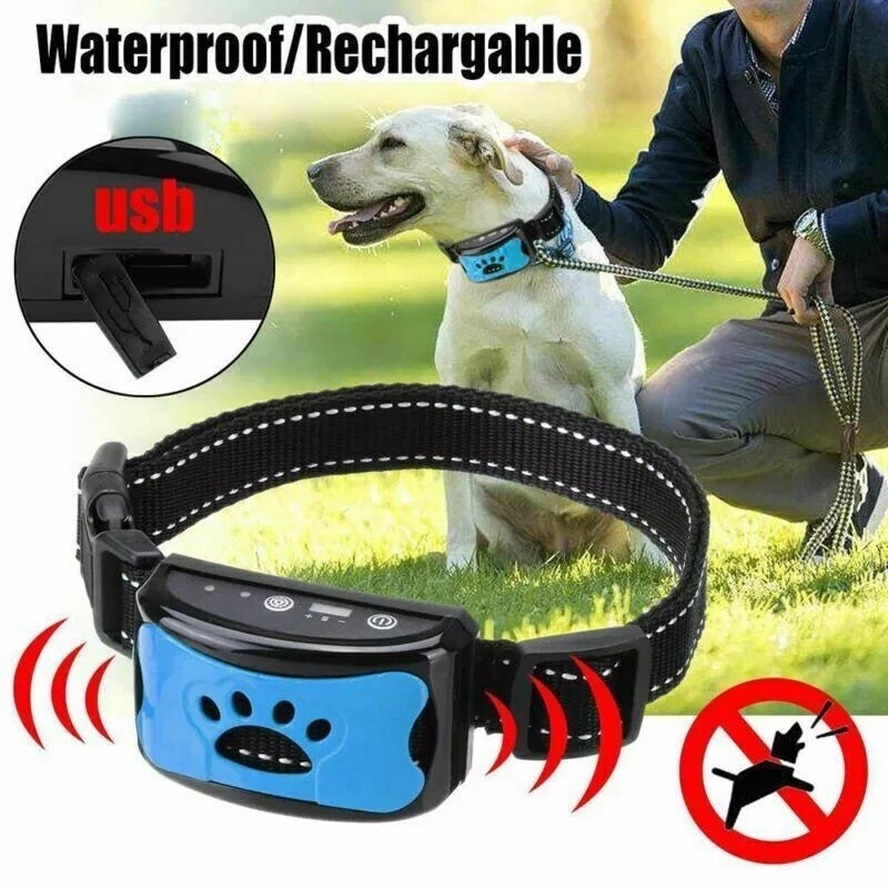 Anti-Bark Dog Training Collar | Sound & Vibration | Humane & Waterproof