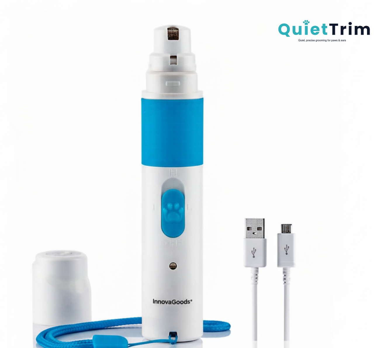 QuietTrim™ – Rechargeable Pet Nail File